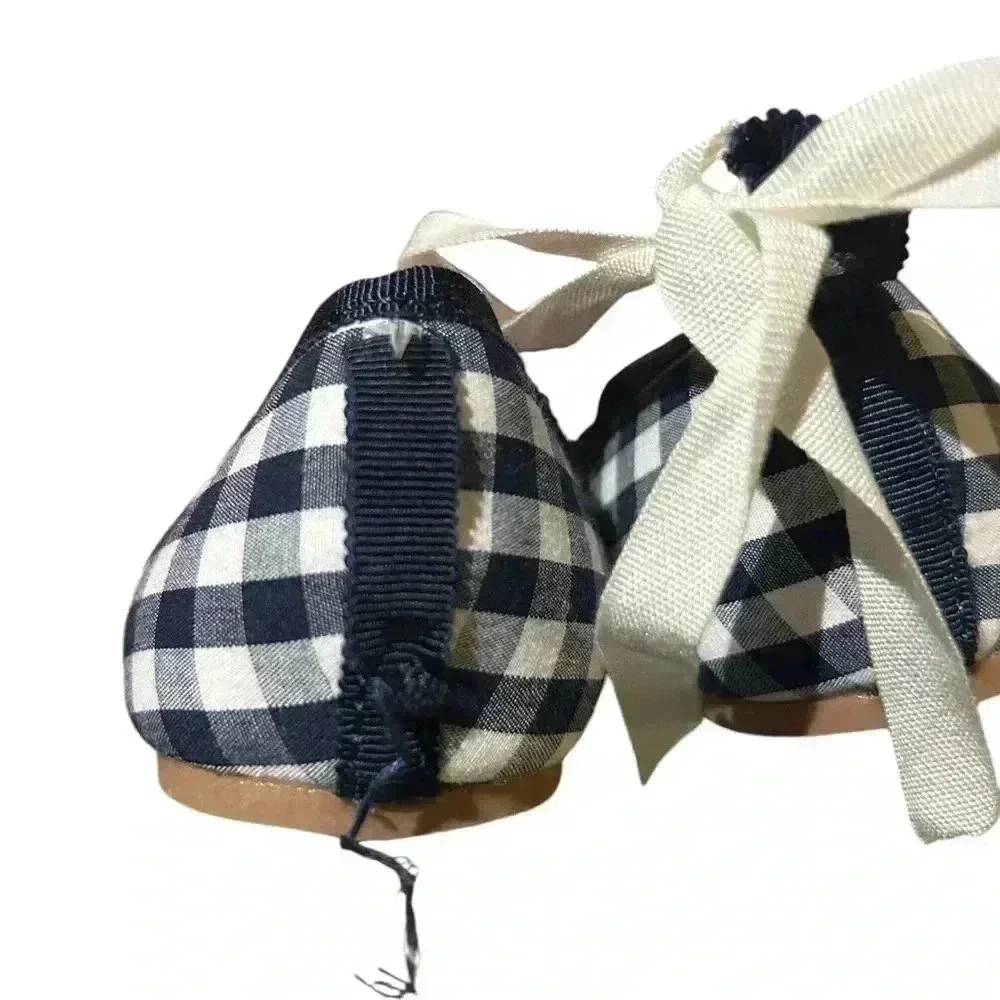 J Crew Crew Cuts Kids Gingham Shoes size 1